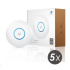 UBNT UniFi AP AC Lite, 5-PACK (neobsahuje PoE!) [vnitřní AP, dual-band 2.4+5GHz (300+867Mbps), MIMO, 802.11a/b/g/n/ac]