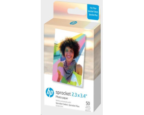 HP Zink Paper Sprocket Select 50 Pack 2,3x3,4"