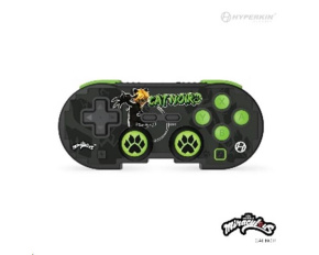 Hyperkin Pixel Art Miraculous Bluetooth Controller for Nintendo Switch/PC/Mac/Android (Cat Noir)