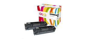 OWA Armor toner pro HP Color LJ CP2020, CP2025, CM2320, CM2720, 2x3500 stran, CC530AD, černá/black