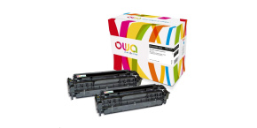 OWA Armor toner pro HP Color LJ CP2020, CP2025, CM2320, CM2720, 2x3500 stran, CC530AD, černá/black