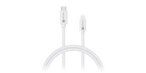 CONNECT IT Wirez USB-C -> Lightning, 27 W, 1m, bílá