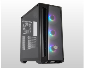 Cooler Master case MasterBox MB520 aRGB, E-ATX, Mid Tower, černá, bez zdroje