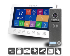 VERIA SET videotelefon 7076B bílý + vstupní stanice 230