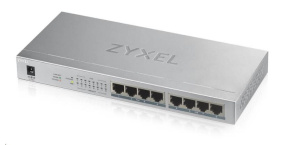 Zyxel GS1008HP 8-port Desktop Gigabit PoE Switch, 8x PoE+ GbE, PoE 60W