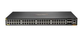 HPE Aruba Networking CX 6300F 48-port 1GbE Class 4 PoE and 4-port SFP56 Switch JL665A RENEW