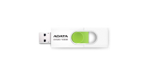 ADATA Flash Disk 512GB UV320, USB 3.2, bílo-zelená