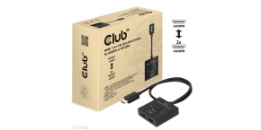 Club3D Switch, HDMI na 2xHDMI Oboustranný 2v1, 8K60Hz, 4K120Hz