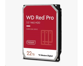 WD RED Pro NAS WD221KFGX 22TB, SATA III 3.5", 512MB 7200RPM, 265MB/s, CMR