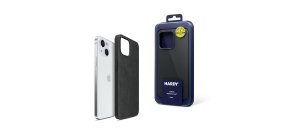 3mk HARDY MagFabric Case pro Apple iPhone 15 Pro Max, Black