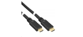 PREMIUMCORD Kabel HDMI High Speed with Ether.4K@60Hz, se zesilovačem,10m, 3x stínění, M/M, zlacené konektory