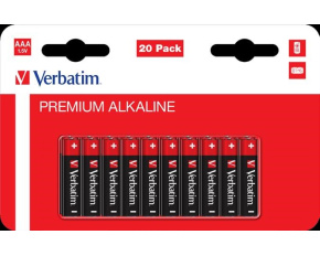 VERBATIM Alkalická Baterie AAA 20 Pack / LR03