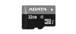 ADATA MicroSDHC karta 32GB UHS-I Class 10 + SD adaptér, Premier