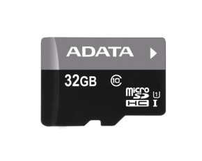 ADATA MicroSDHC karta 32GB UHS-I Class 10 + SD adaptér, Premier