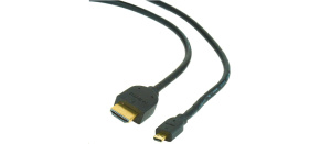 GEMBIRD Kabel HDMI - HDMI Micro 1,8m (v1.3, M/M, stíněný, zlacené kontakty)