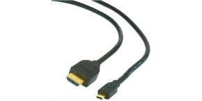 GEMBIRD Kabel HDMI - HDMI Micro 1,8m (v1.3, M/M, stíněný, zlacené kontakty)