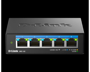 D-Link DMS-105/E 5-Port Multi-Gigabit Unmanaged Switch