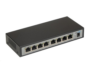 MaxLink reverzní PoE switch RSG-8-1P-DC 7x PoE IN, 1x PoE Out, 1x DC Out