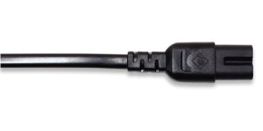 MANHATTAN kabel napájecí CEE 7/16 Male to C7 Female ("Euro 8"), 1.8 m (6 ft.), Black