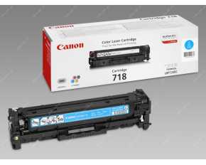 Canon TONER cyan CRG-718C azurový pro i-Sensys LBP7200CDN, LBP7210Cdn, LBP7660CDN, LBP7680CX, MF724Cdw (2 900 str.)