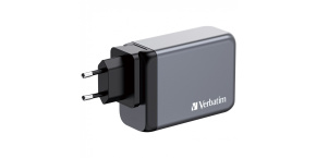 VERBATIM GaN Nabíječka do sítě GNC-240, 240W, 3x USB-C, 1x USB