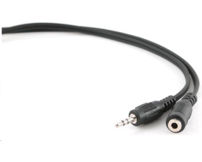 GEMBIRD Kabel audio 3,5mm Jack - Jack prodlužovací  1,5m (M/F, stereo)