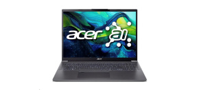 ACER NTB Aspire 16 (A16-71M-50ZL),Ultra5-125H,16"WUXGA+,16GB,1TB SSD,Intel Arc,W11H,Gray