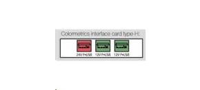 Colormetrics interface card, type-H