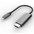 PREMIUMCORD Kabel USB3.1 typ-C na HDMI, 1,8m rozlišení obrazu 4K*2K@60Hz Aluminium