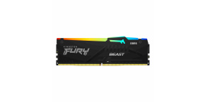 KINGSTON DIMM DDR5 16GB 5600MT/s CL40 FURY Beast Černá RGB