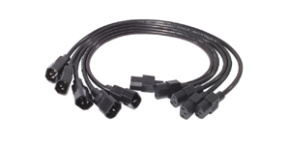 APC Power Cord Kit, 10A, 100-230V, 2', (5) C13 to C14