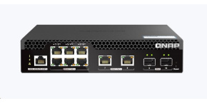 QNAP switch QSW-M2106PR-2S2T (2xSFP+,2x10GbE,6x2,5GbE,8xPoE++,310W)