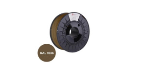 C-TECH Tisková struna (filament) PREMIUM LINE, PETG, perleťová zlatá, RAL1036, 1,75mm, 1kg