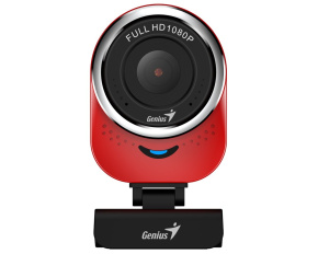 GENIUS webkamera QCam 6000/ červená/ Full HD 1080P/ USB2.0/ mikrofon