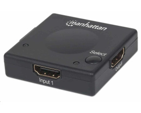 Manhattan HDMI přepínač, 2-Port HDMI Switch, 1080p, černá