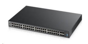 Zyxel XGS2210-52 52-port Managed L2+ Gigabit Switch, 48x gigabit RJ45, 4x 10GbE SFP+