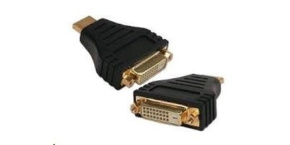 GEMBIRD Kabel redukce HDMI Male na DVI Female (zlacené kontakty, čený)