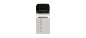 TRANSCEND Flash Disk 32GB JetFlash®880S, USB 3.0/micro USB (R:90/W:20 MB/s) stříbrná