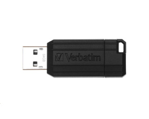 VERBATIM Flash Disk 64GB USB 2.0 Store 'n' Go PinStripe, černá