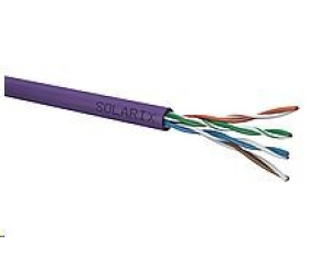 Instalační kabel Solarix UTP, Cat5E, drát, LSOH, box 305m SXKD-5E-UTP-LSOH