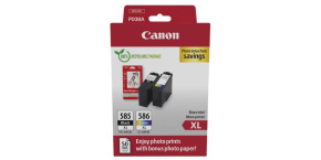 Canon Cartridge PG-585XL/CL-586XL černá/barevná + Canon PAPÍR GP-501 4X6 50