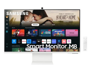 SAMSUNG MT LED LCD 32" Smart Monitor M8 (M80D) Bílá, AI Procesor, UHD, HDR 10+