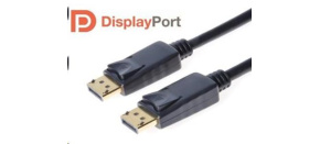 PREMIUMCORD DisplayPort 1.2 přípojný kabel M/M, zlacené konektory, 1.5m
