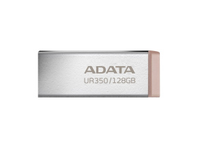 ADATA Flash Disk 128GB UR350, USB 3.2 Dash Drive, kov hnědá