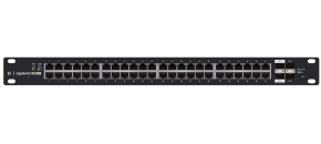 UBNT EdgeSwitch ES-48-500W [70Gbps, 500W, aktivní (802.3af/at) i pasivní (24V) PoE, 2xSFP, 2xSFP+, L2/L3]
