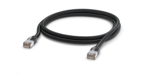 UBNT UACC-Cable-Patch-Outdoor-2M-BK, Outdoor UniFi patch cable, 2m, Cat5e, černý