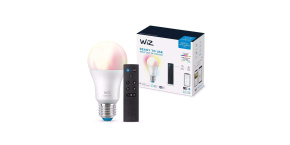 PHILIPS WiZ Colors 60W E27 A60 + dálkový ovladač - stmívatelná, nastavitelná teplota barev, barevná