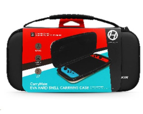 Hyperkin CarryMate EVA Nintendo Switch/OLED/Lite Hard Shell Case (Solid Black)