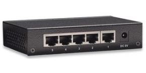 Intellinet 5-Port Gigabit Ethernet Switch, kovový