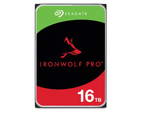 BAZAR - SEAGATE HDD 16TB IRONWOLF PRO (NAS), 3.5", SATAIII, 7200 RPM, Cache 256MB - Po opravě (Náhradní krabice)